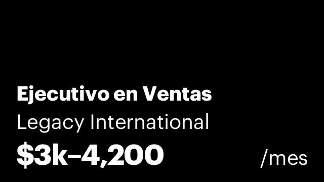 Ejecutivo en Ventas