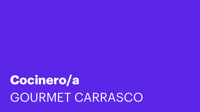 Cocinero/a