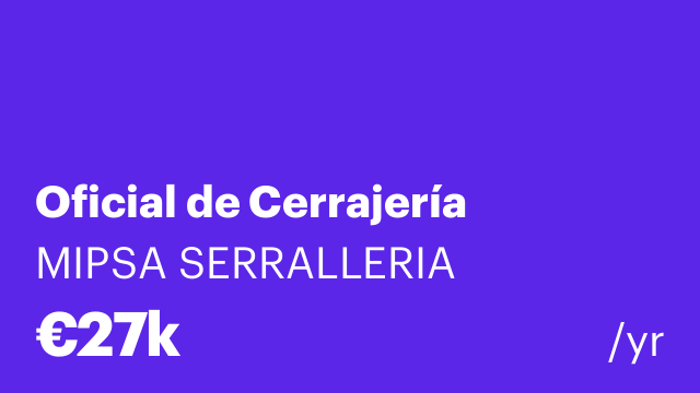 Oficial de Cerrajería