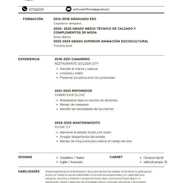 Candidate avatar
