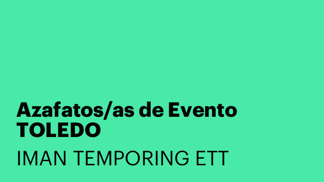 Azafatos/as de Evento TOLEDO