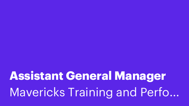 Assistant General Manager