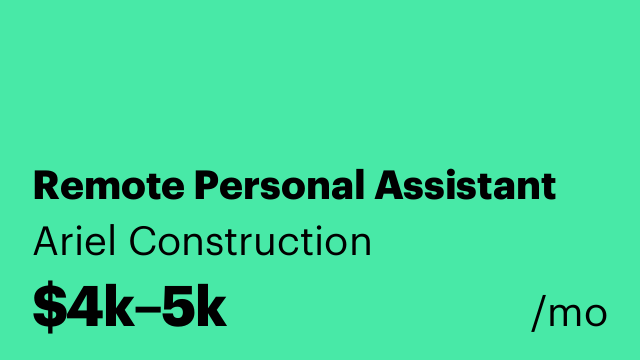 Remote Personal Assistant