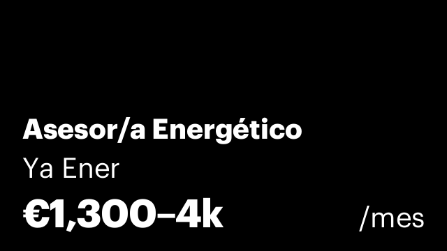 Asesor/a Energético