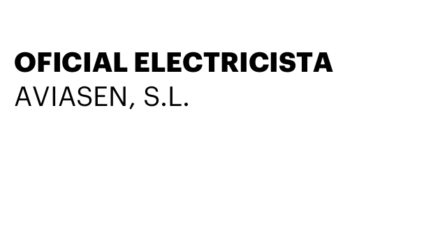 OFICIAL ELECTRICISTA