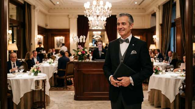 MAITRE PARA HOTEL 5 ESTRELLAS GRAN LUJO MALAGA