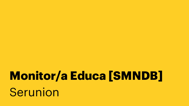 Monitor/a Educa [SMNDB]