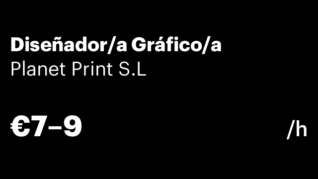 Diseñador/a Gráfico/a