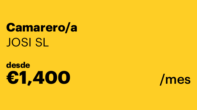 Camarero/a