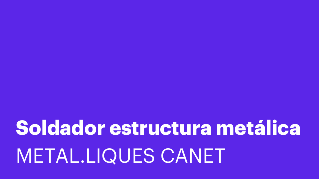 Soldador estructura metálica