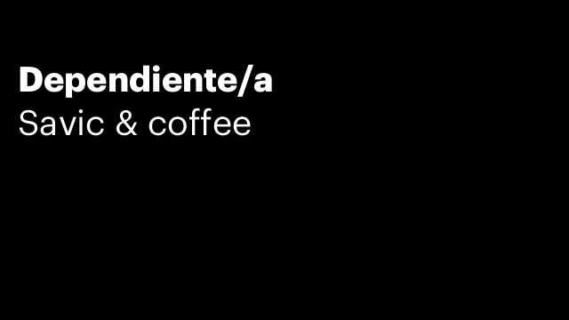 Dependiente/a