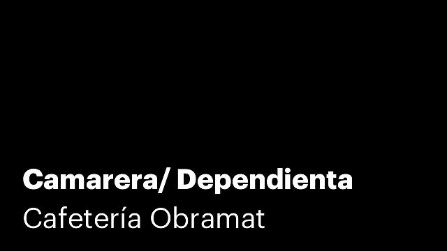 Camarera/ Dependienta