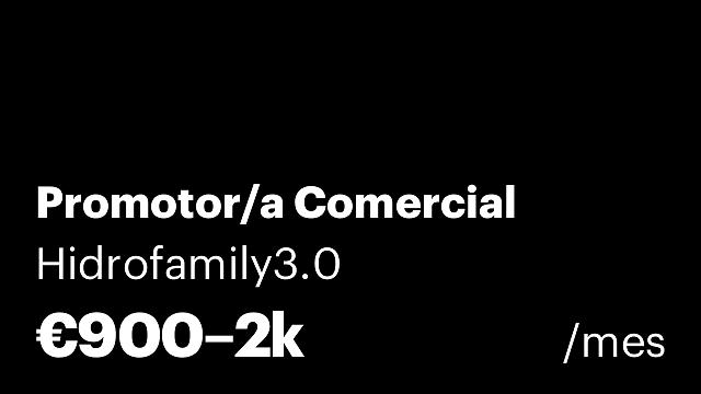 Promotor/a Comercial