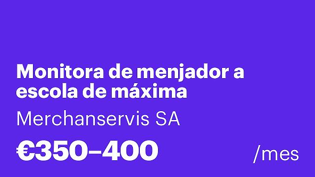 Monitora de menjador a escola de máxima complexitat