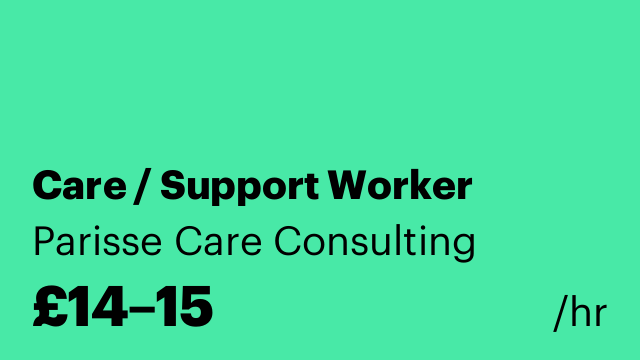 Care / Support Worker