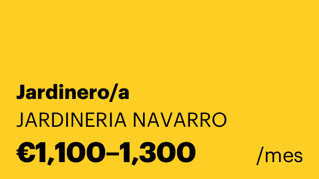 Jardinero/a
