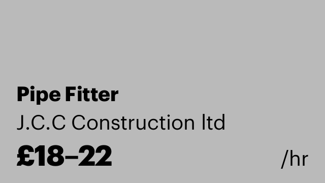 Pipe Fitter