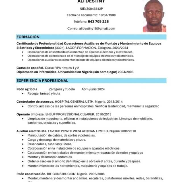 Candidate avatar