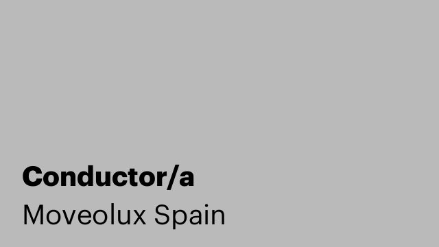 Conductor/a