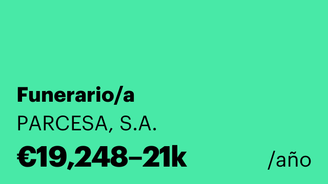 Funerario/a