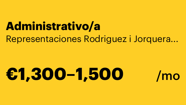 Administrativo/a