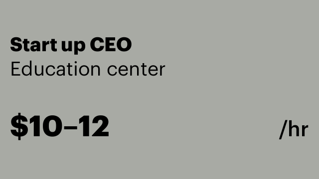Start up CEO