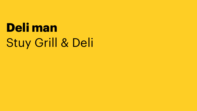 Deli man