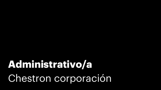 Administrativo/a