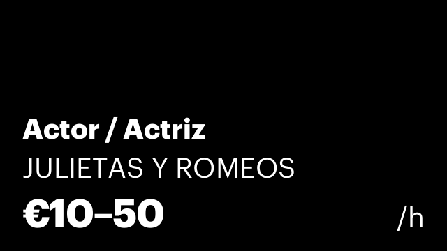 Actor / Actriz