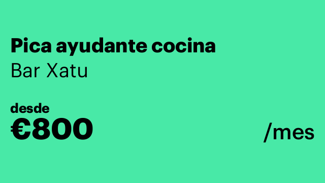 Pica ayudante cocina