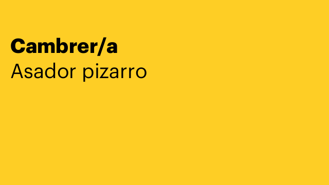 Cambrer/a