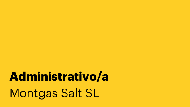 Administrativo/a