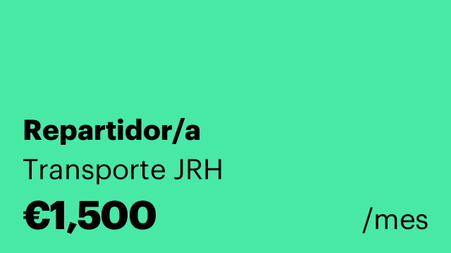 Repartidor/a