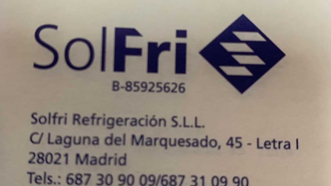 SOLFRI REFRIGERACION cover image