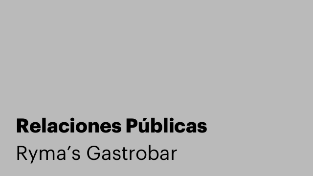 Relaciones Públicas