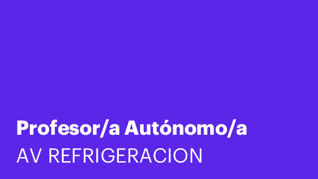 Profesor/a Autónomo/a
