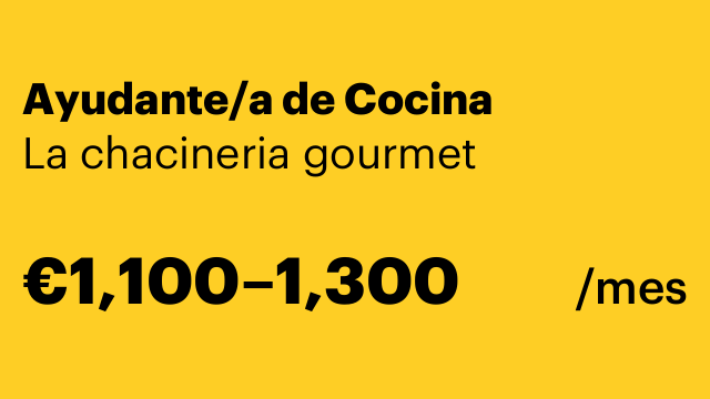 Ayudante/a de Cocina