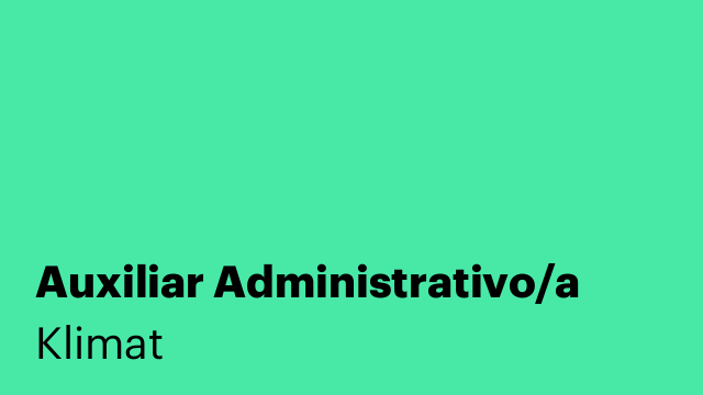 Auxiliar Administrativo/a