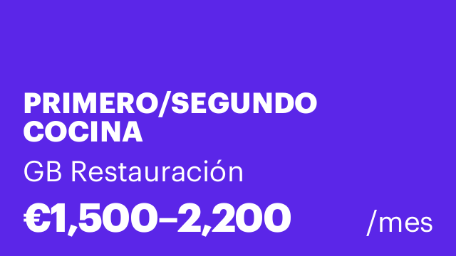 PRIMERO/SEGUNDO COCINA