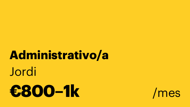 Administrativo/a