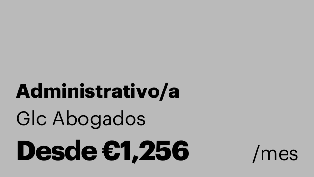 Administrativo/a