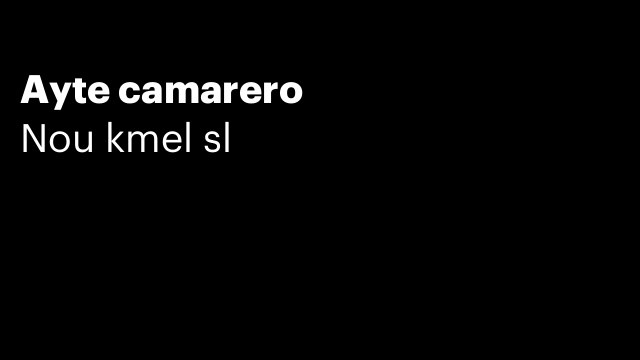 Ayte camarero