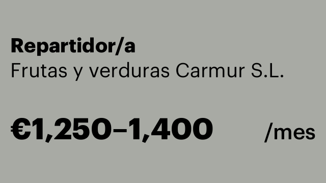 Repartidor/a