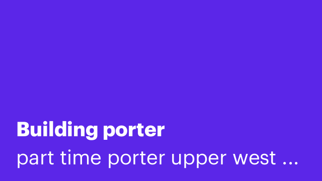Building porter