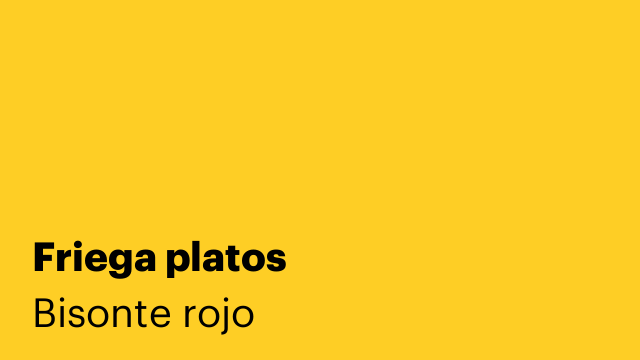 Friega platos