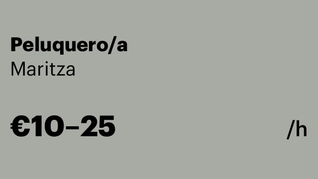 Peluquero/a
