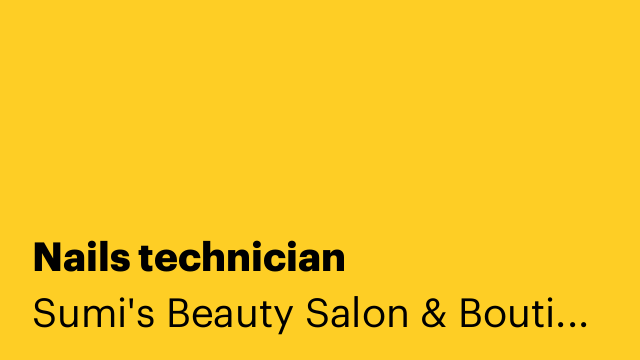 Nails technician