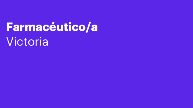 Farmacéutico/a