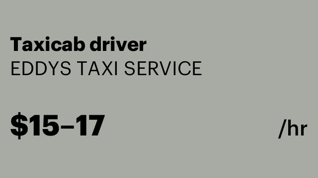 Taxicab driver