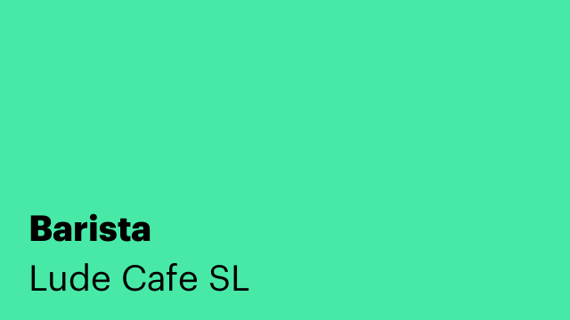 Barista